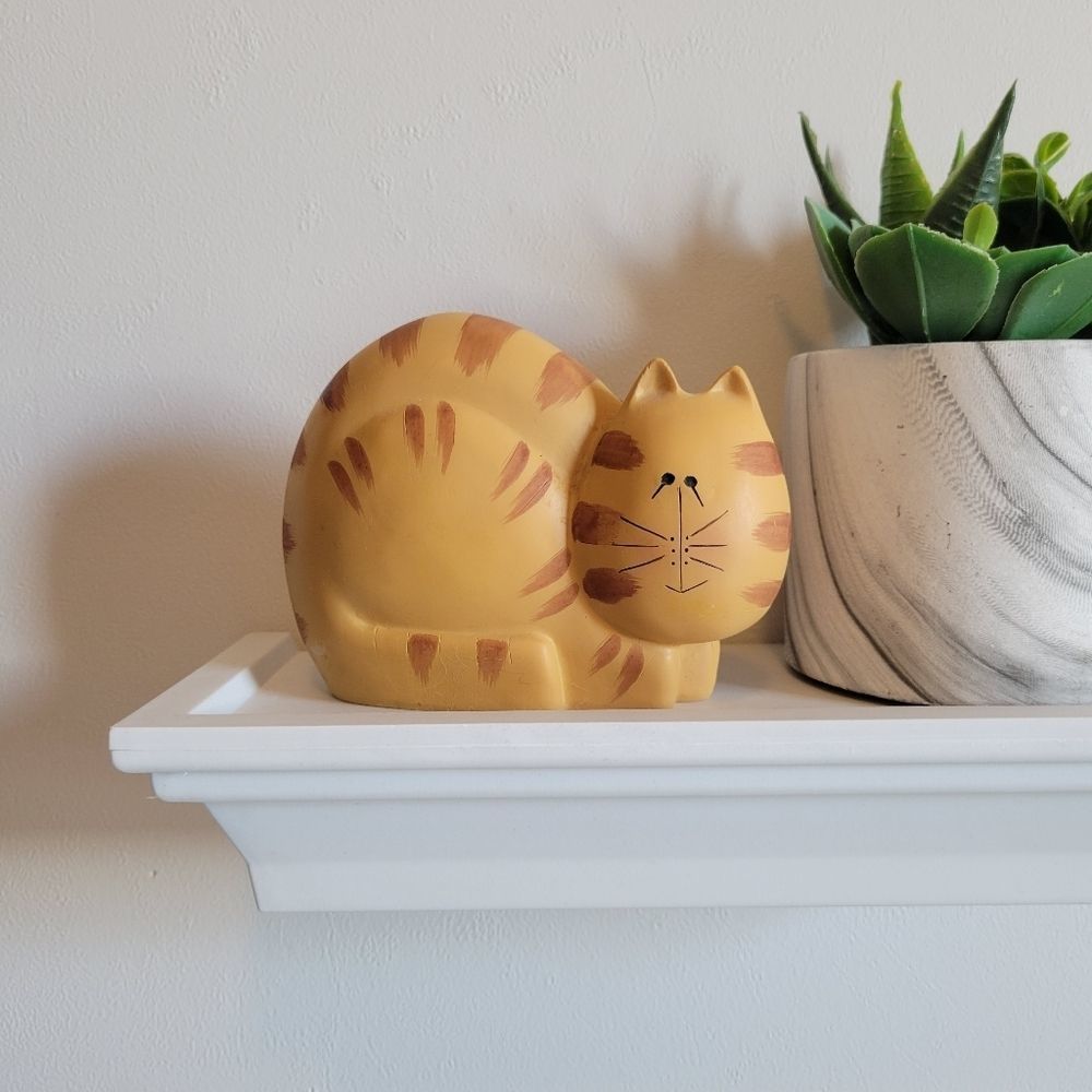Cute cat figurine